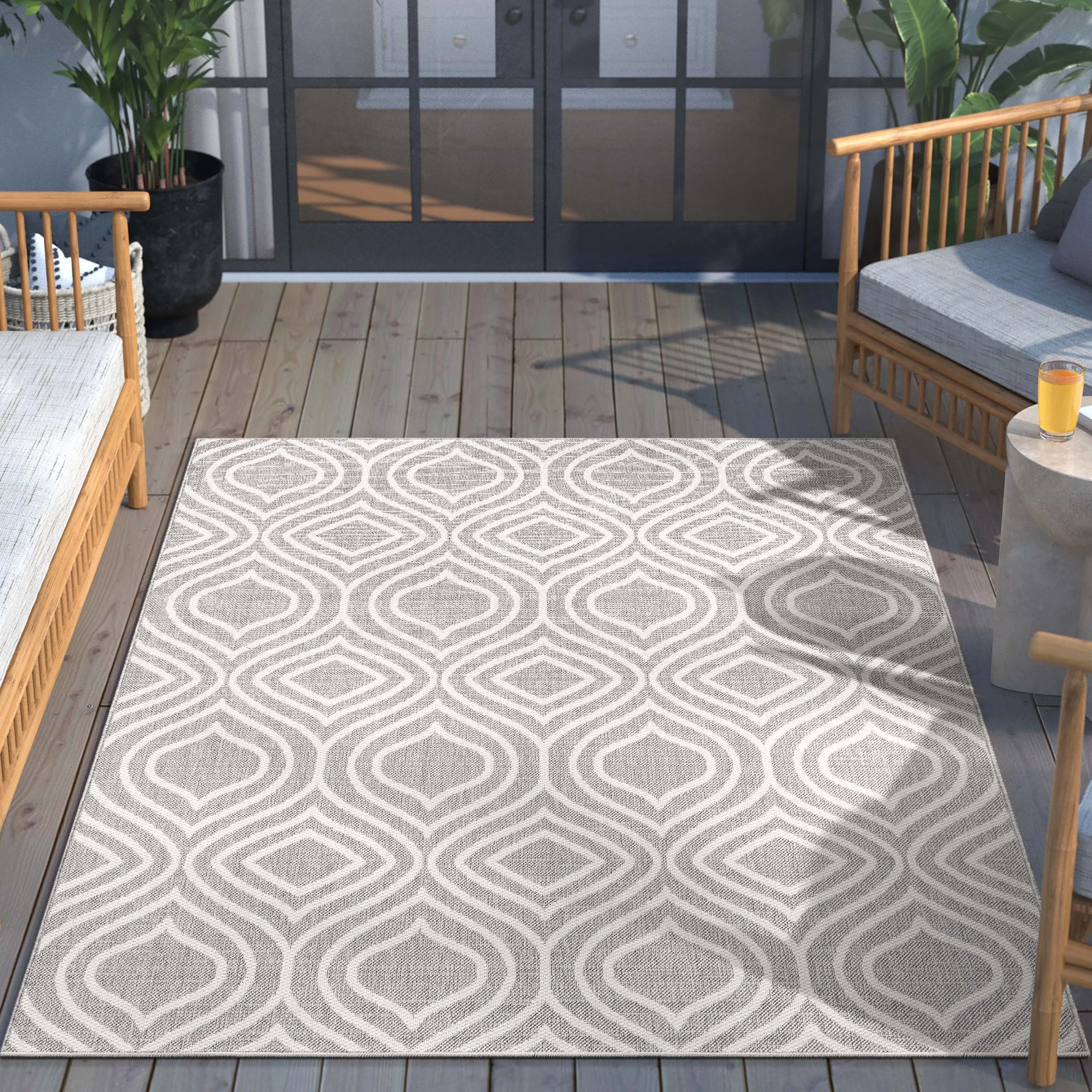 Well Woven Fallon Ludo Tribal Indoor Outdoor Area Rug