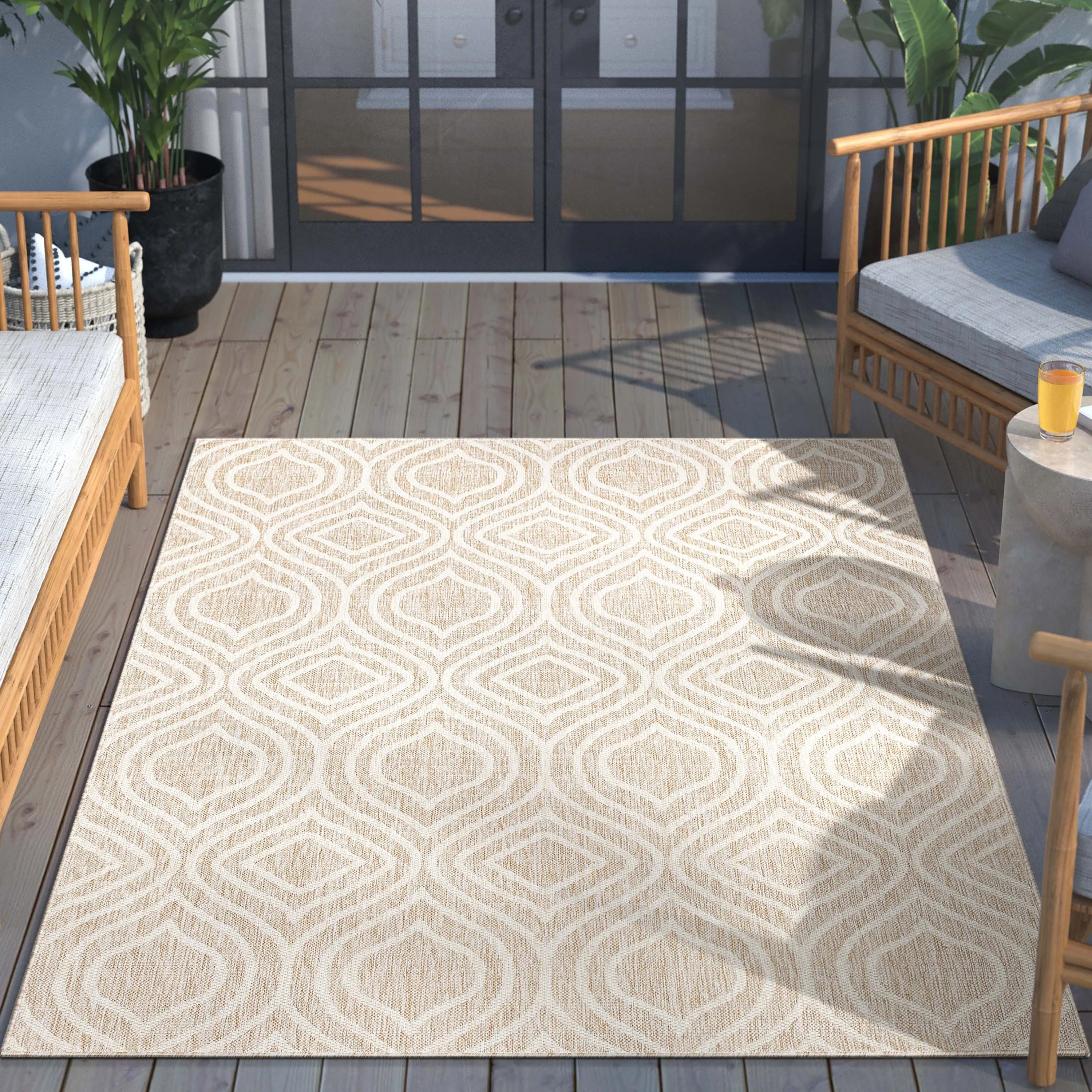 Well Woven Fallon Ludo Tribal Indoor Outdoor Area Rug