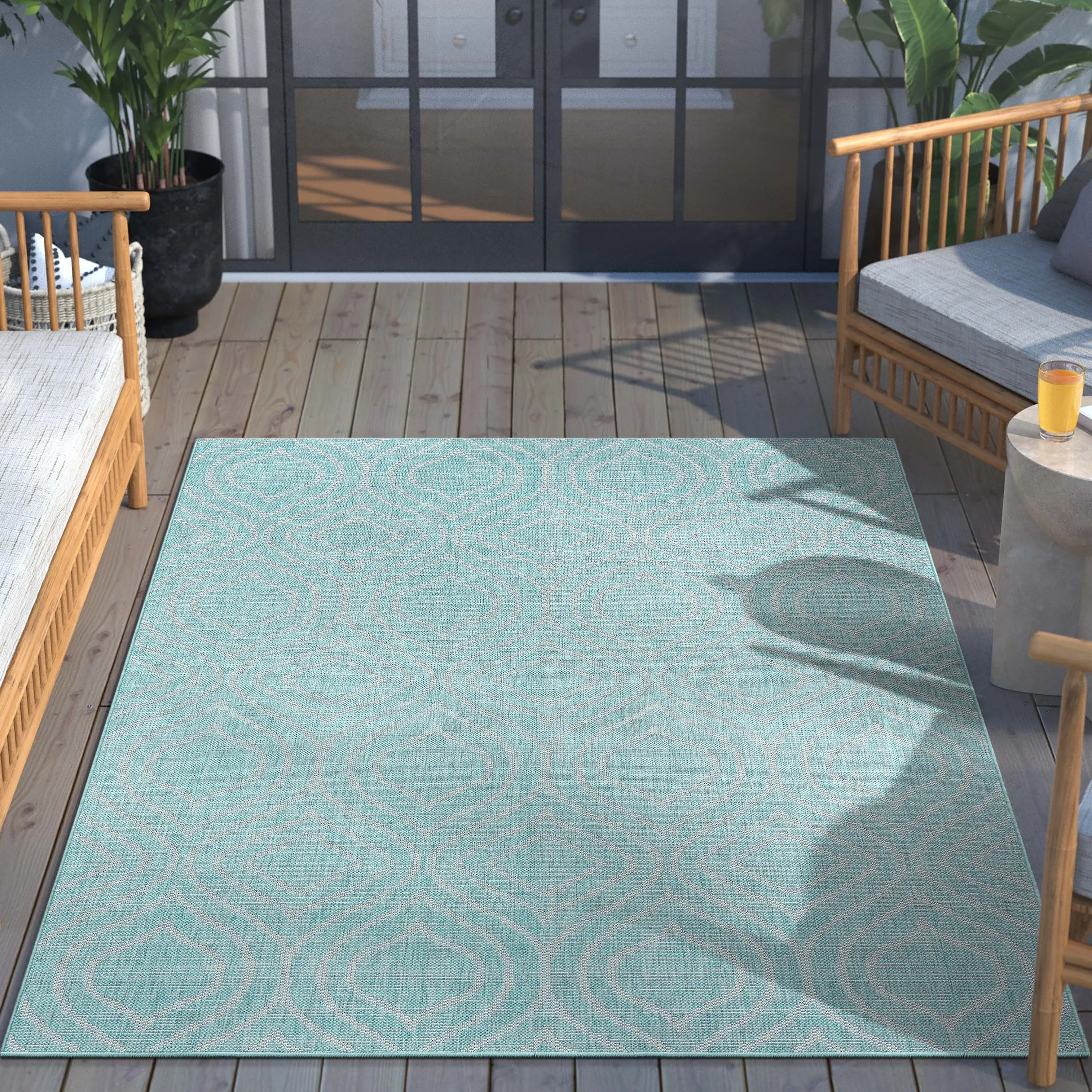 Well Woven Fallon Ludo Tribal Indoor Outdoor Area Rug