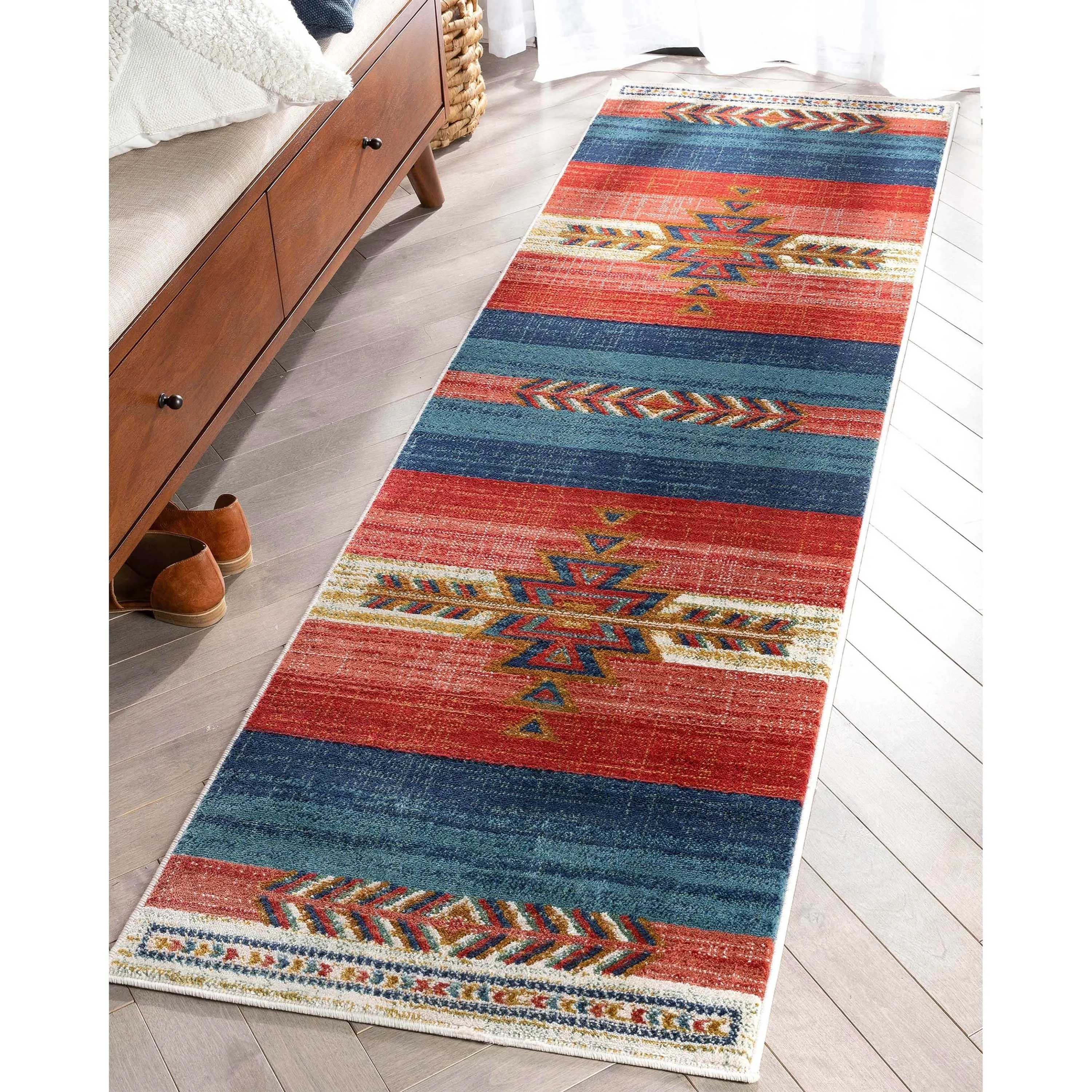 Well Woven Tulsa Dustin Southwestern Tribal Area Rug