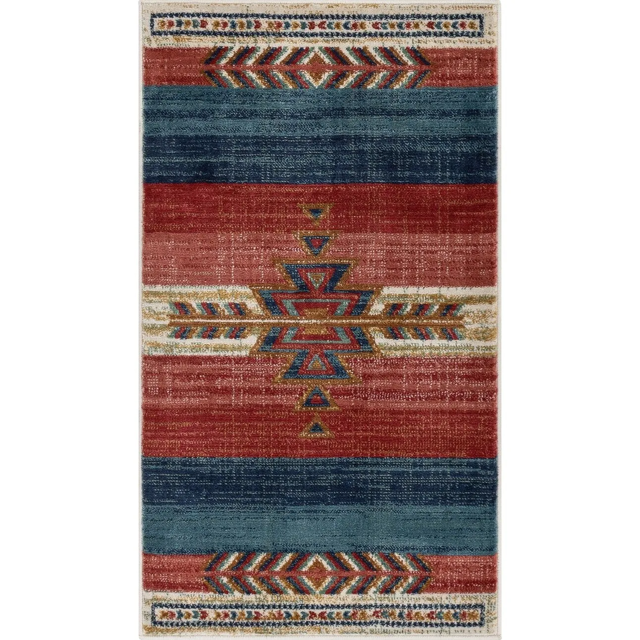 Well Woven Tulsa Dustin Southwestern Tribal Area Rug