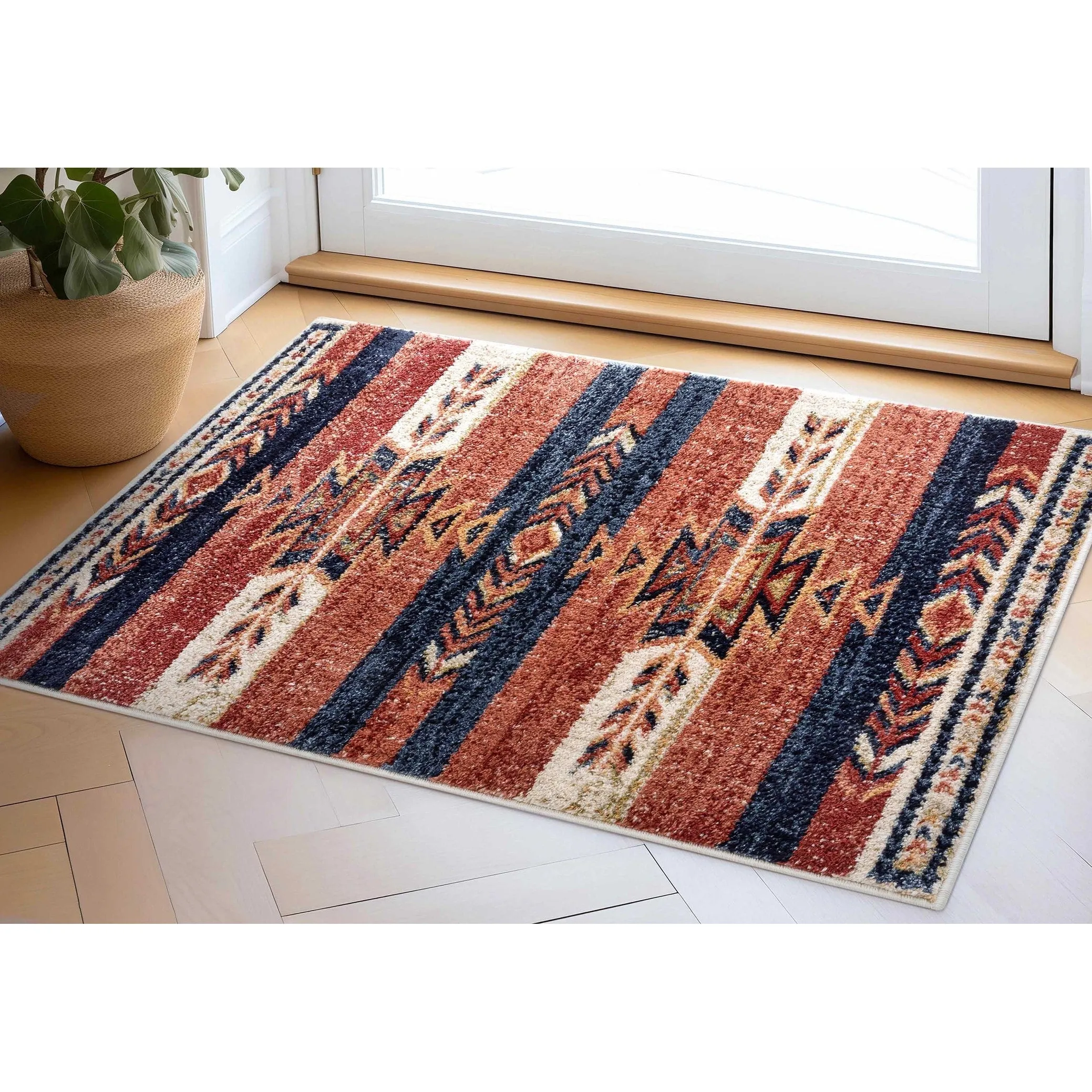 Well Woven Tulsa Dustin Southwestern Tribal Area Rug