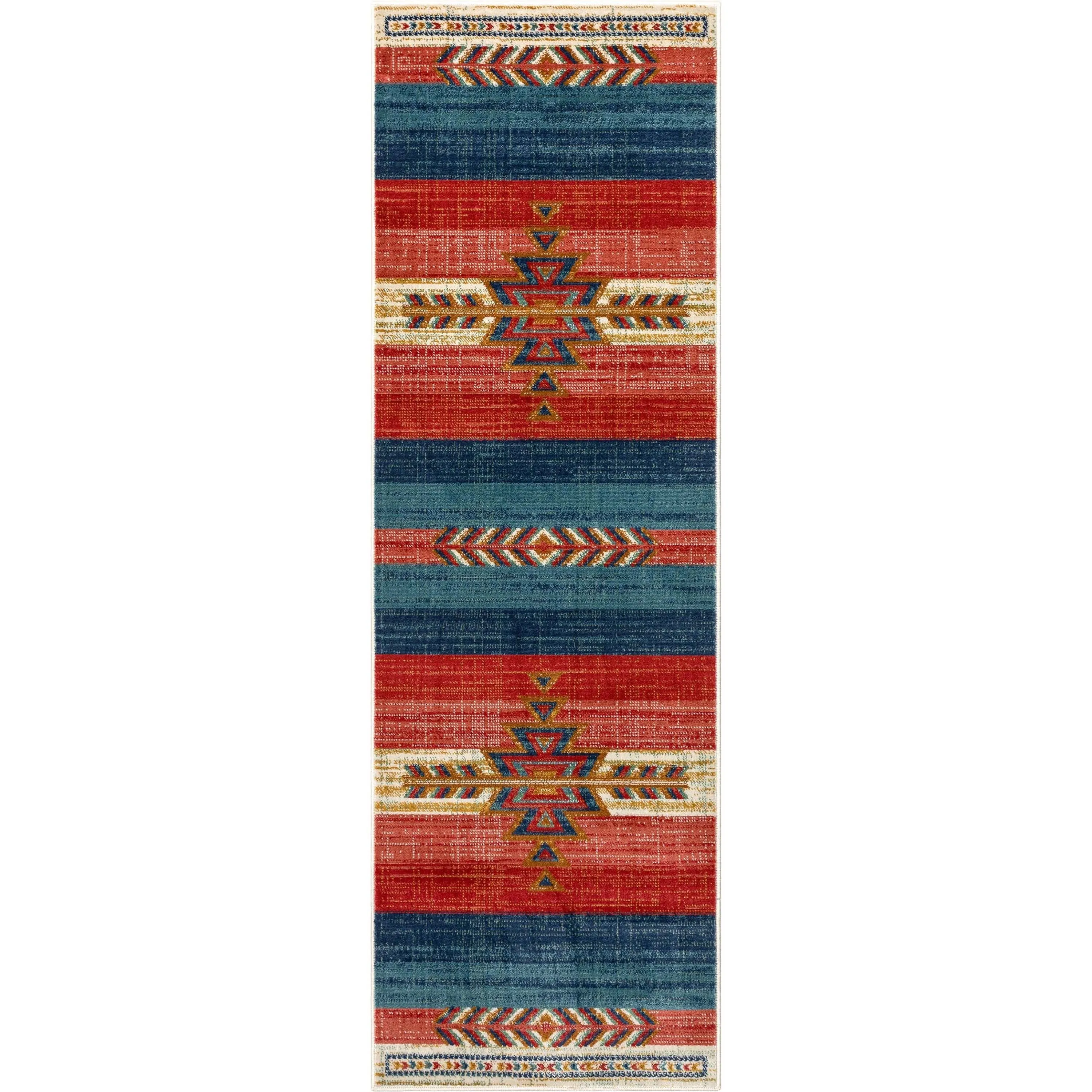 Well Woven Tulsa Dustin Southwestern Tribal Area Rug