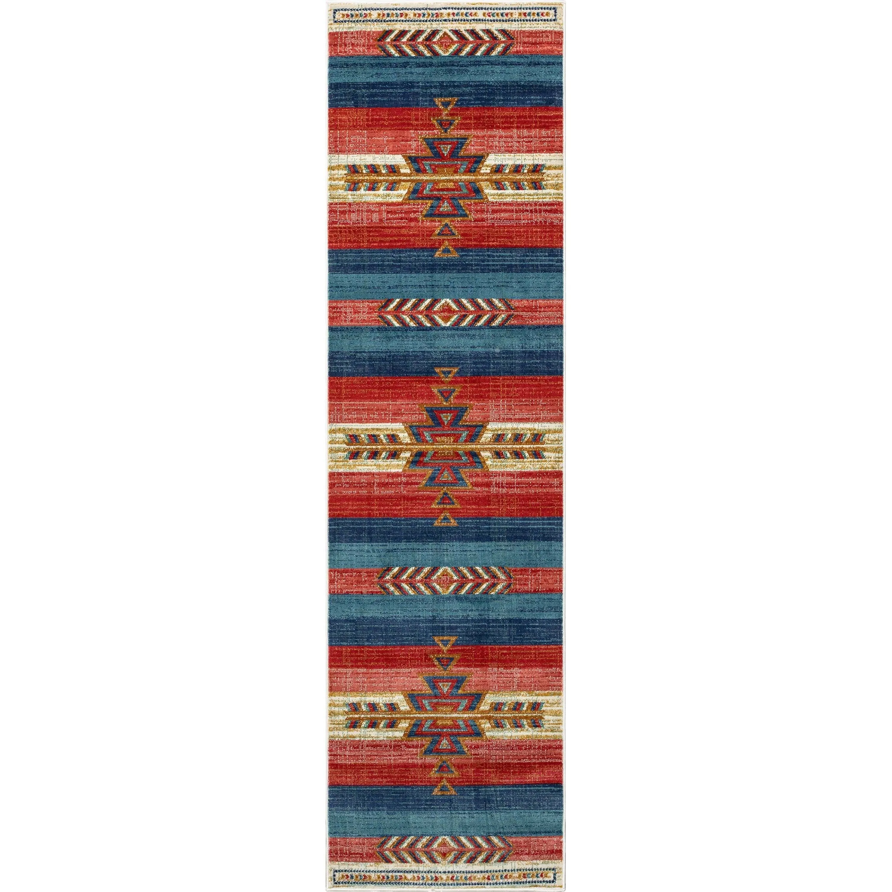 Well Woven Tulsa Dustin Southwestern Tribal Area Rug