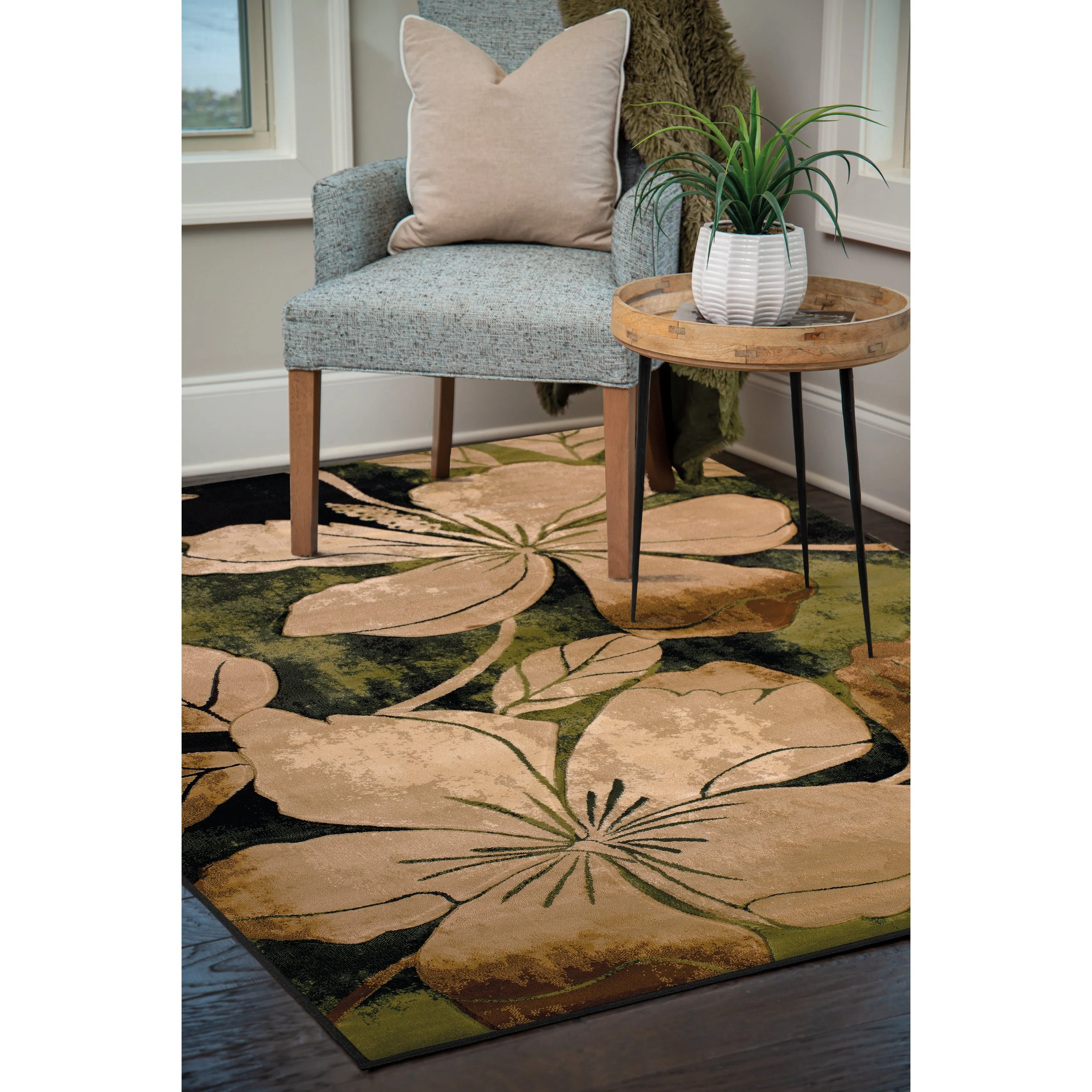 Westfield Home Sculptures Eimear Hand Carved Area Rug