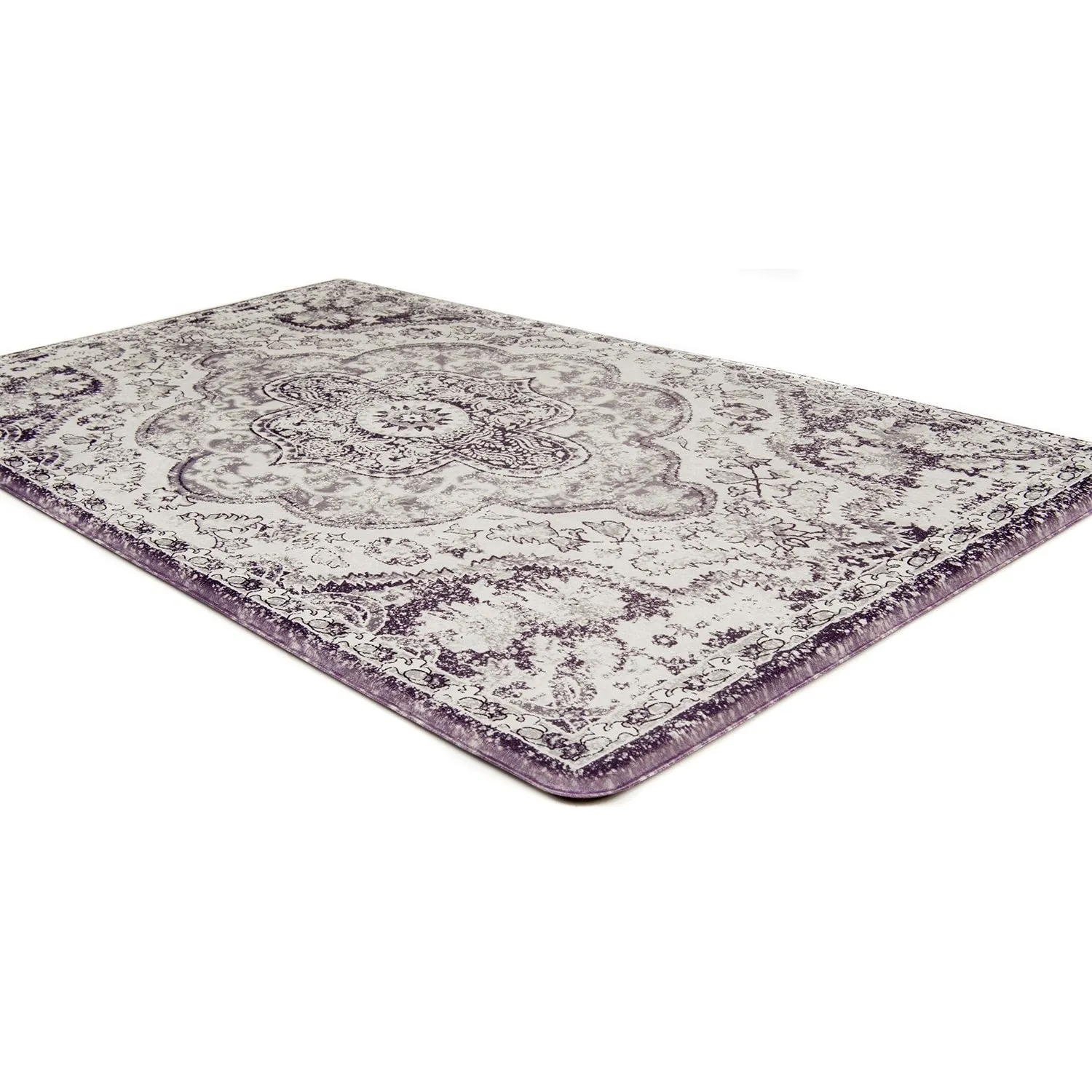 World Rug Gallery Distressed Bohemian Anti-Fatigue Standing Mat - 18x47