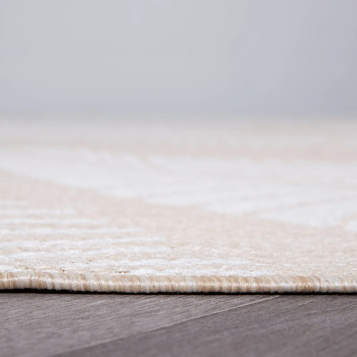 World Rug Gallery Distressed Palm Leaves Textured Flat Weave Indoor/Outdoor Area Rug