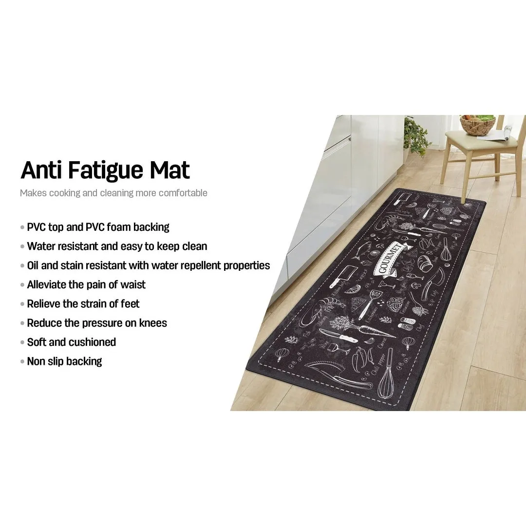 World Rug Gallery Gourmet Anti Fatigue Standing Mat