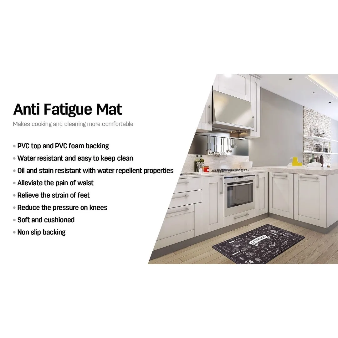 World Rug Gallery Gourmet Anti Fatigue Standing Mat