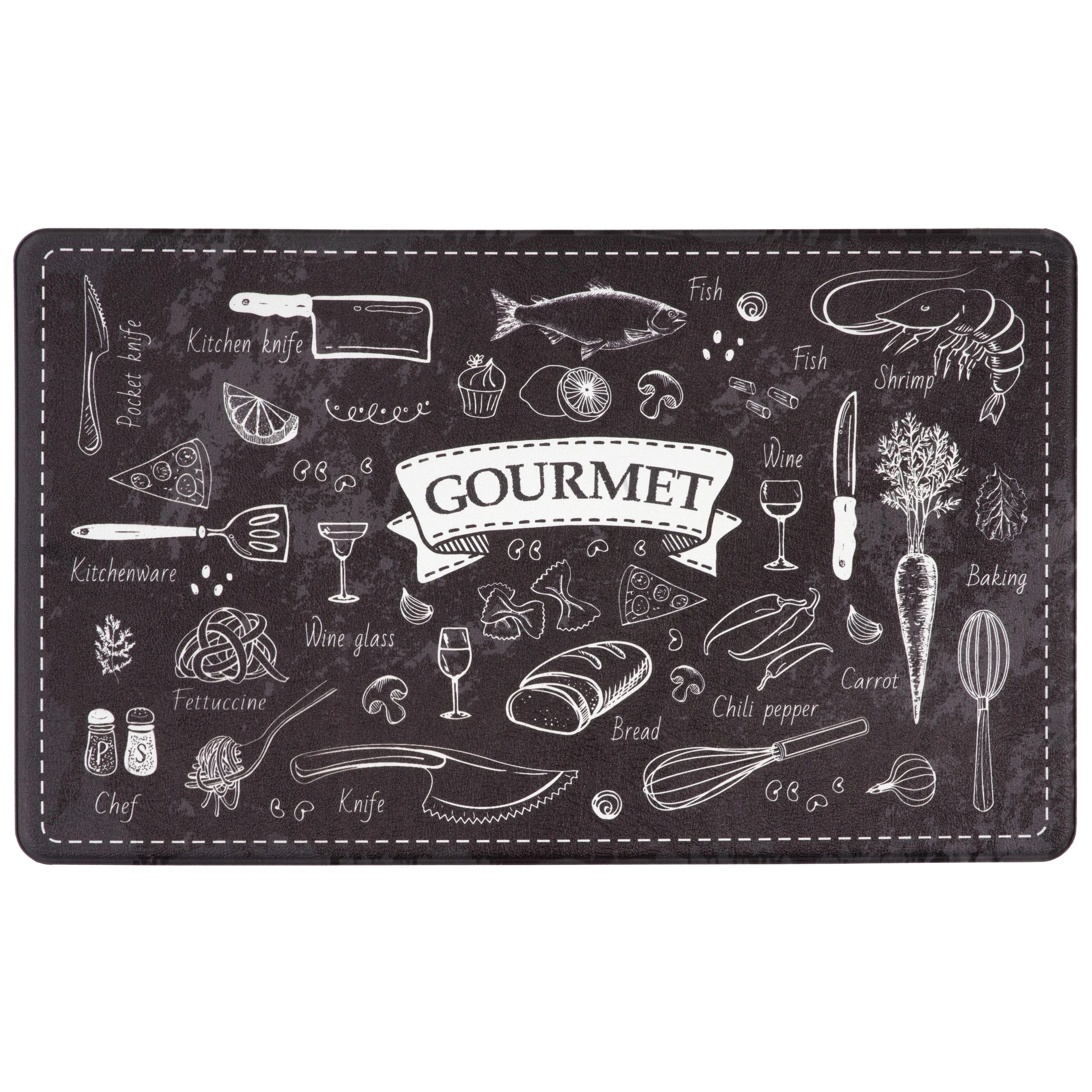 World Rug Gallery Gourmet Anti Fatigue Standing Mat