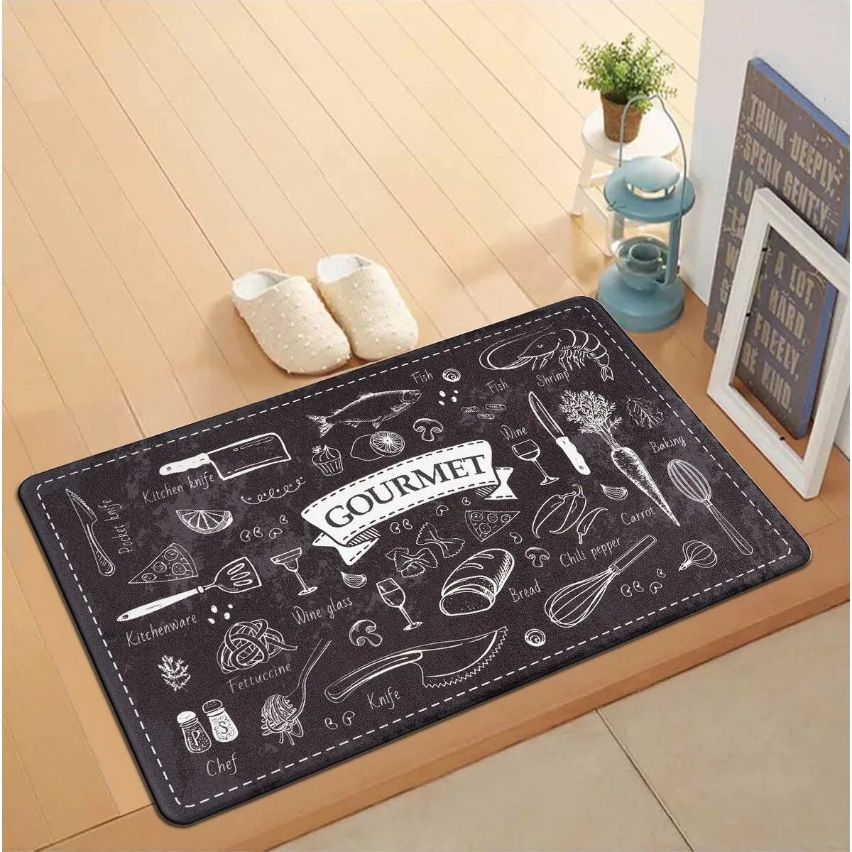 World Rug Gallery Gourmet Anti Fatigue Standing Mat