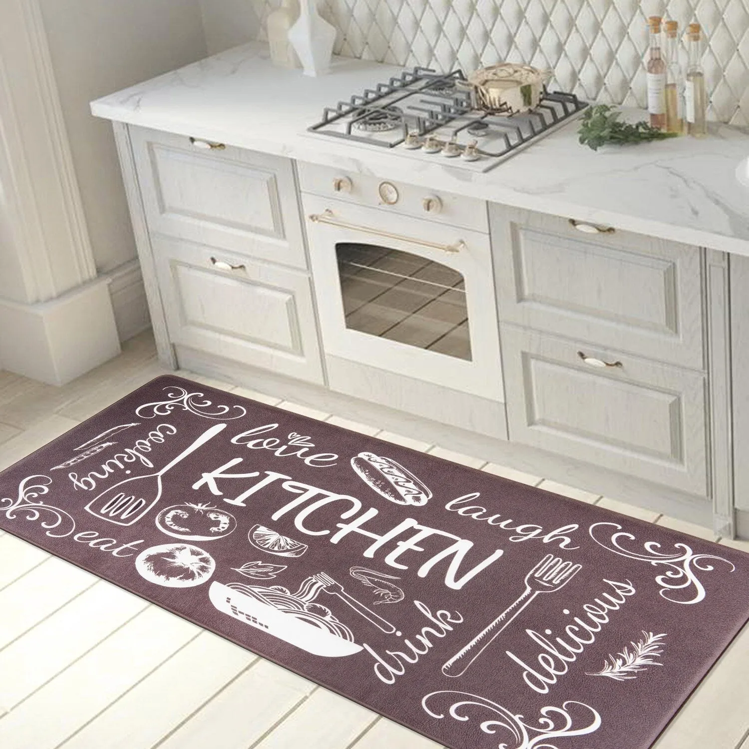 World Rug Gallery Kitchen Chef Anti-Fatigue Standing Mat