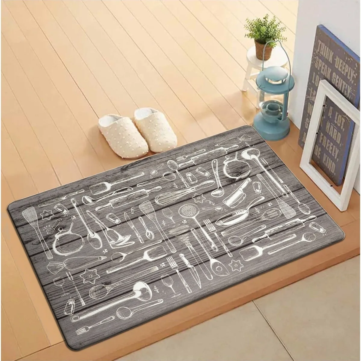World Rug Gallery Kitchen Chef Anti Fatigue Standing Mat