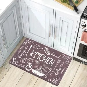 World Rug Gallery Kitchen Chef Anti-Fatigue Standing Mat