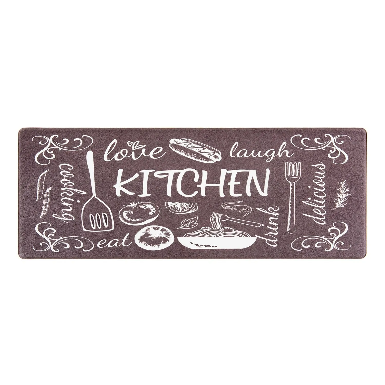 World Rug Gallery Kitchen Chef Anti-Fatigue Standing Mat
