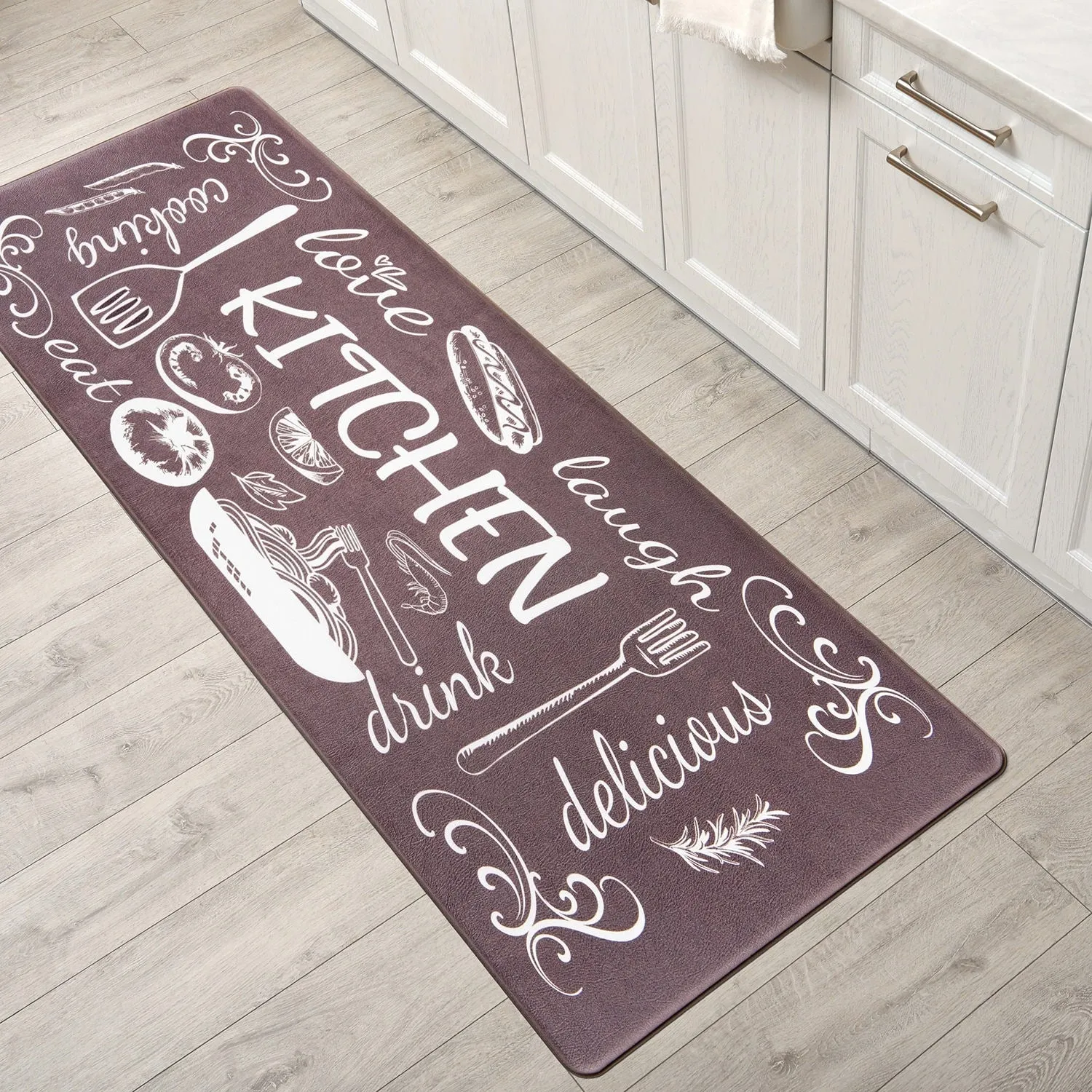 World Rug Gallery Kitchen Chef Anti-Fatigue Standing Mat