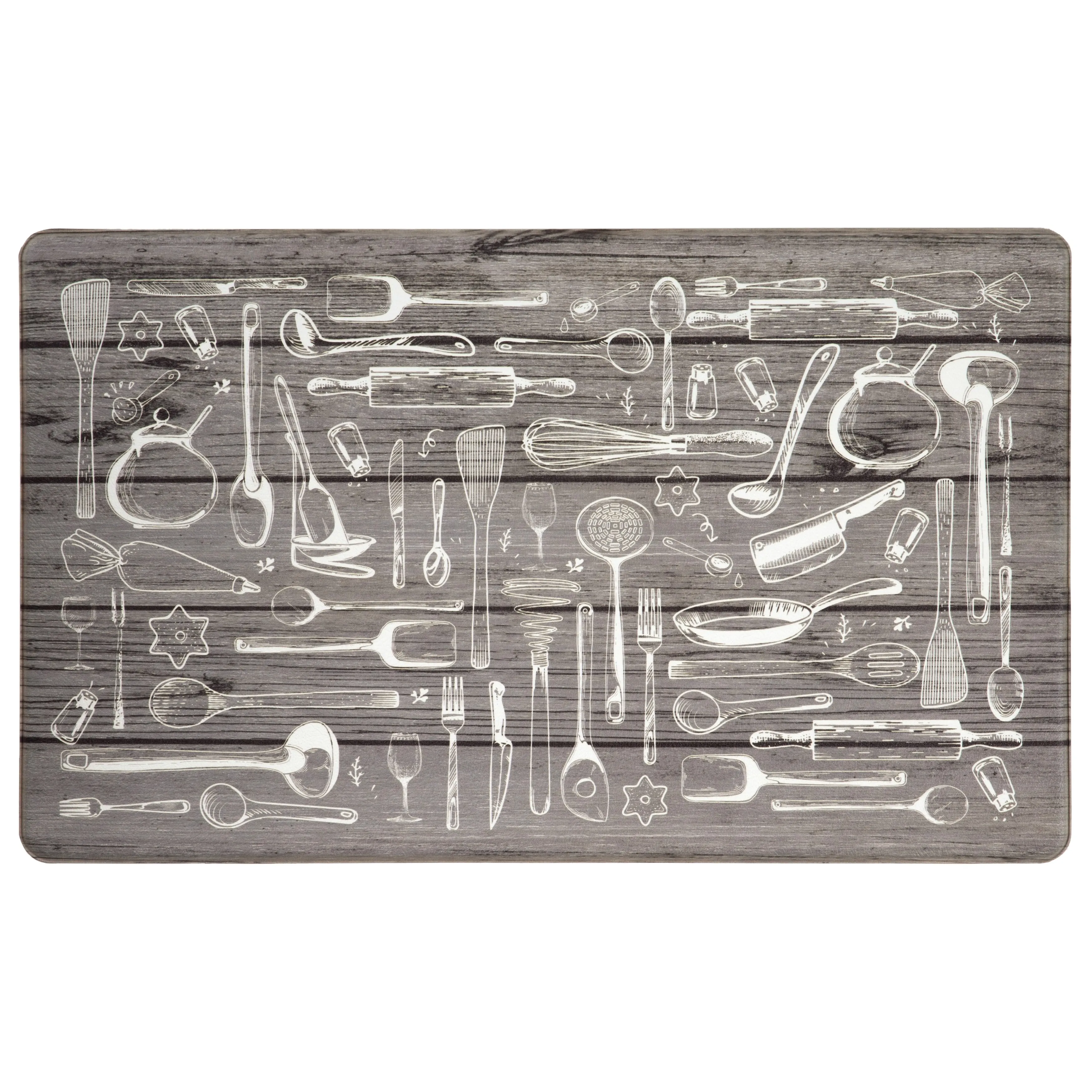 World Rug Gallery Kitchen Chef Anti Fatigue Standing Mat