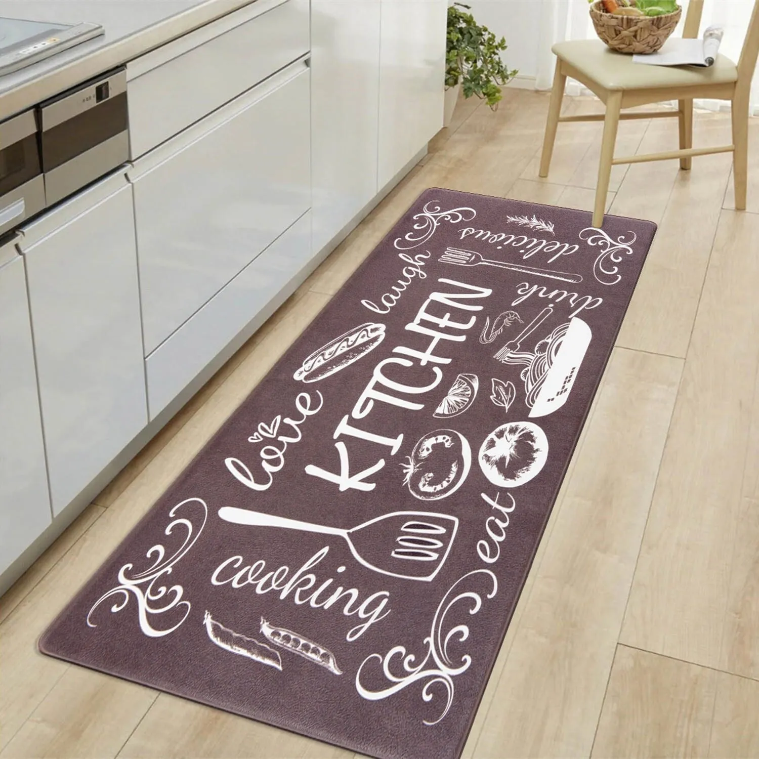 World Rug Gallery Kitchen Chef Anti-Fatigue Standing Mat