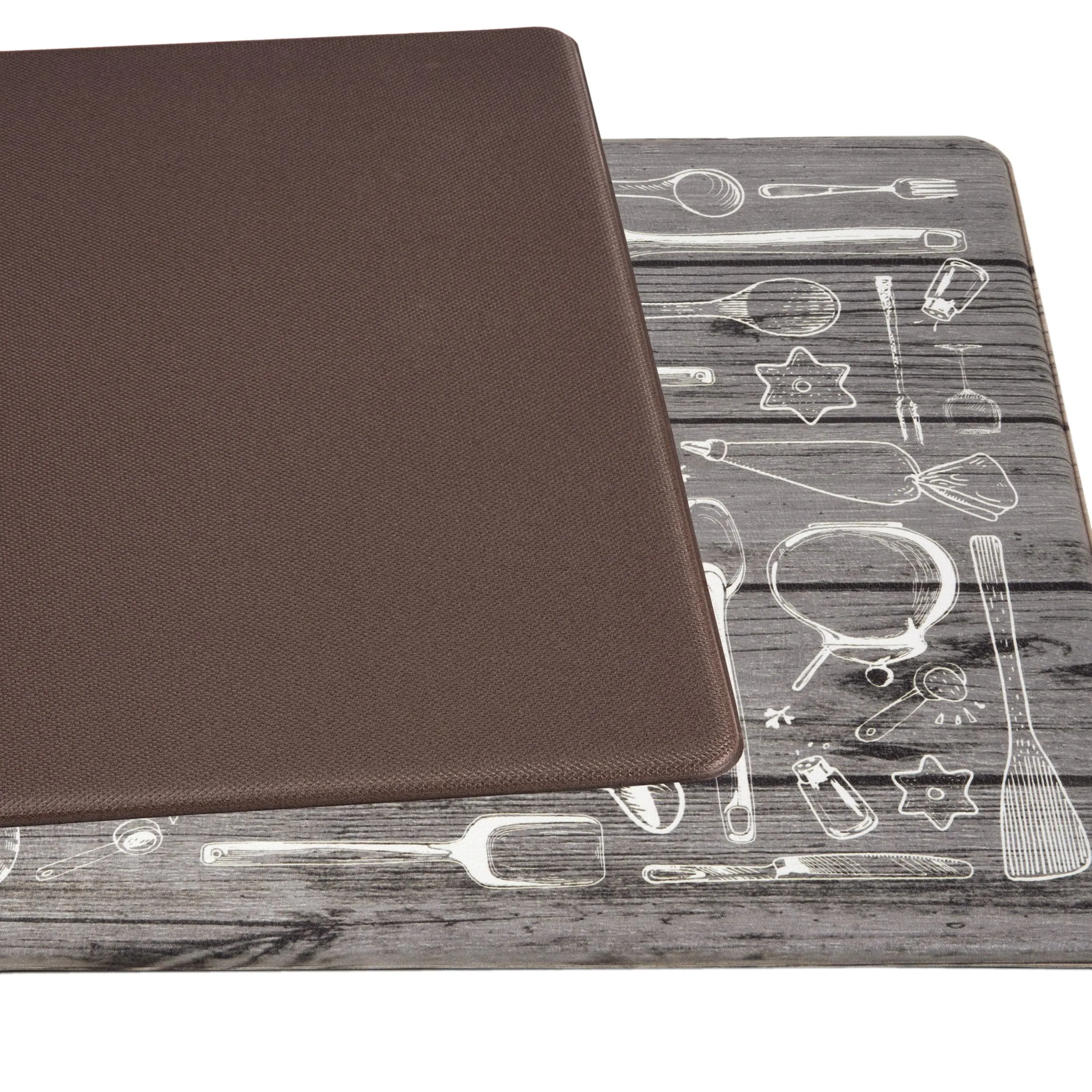 World Rug Gallery Kitchen Chef Anti Fatigue Standing Mat