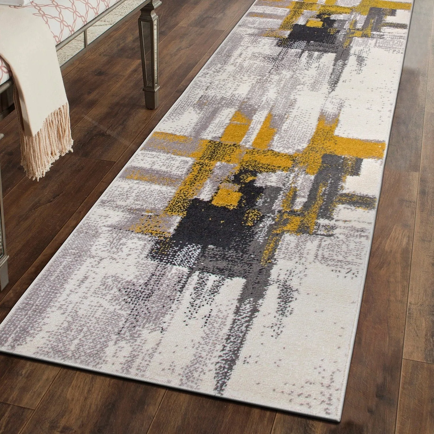 World Rug Gallery Modern Abstract Art Area Rug