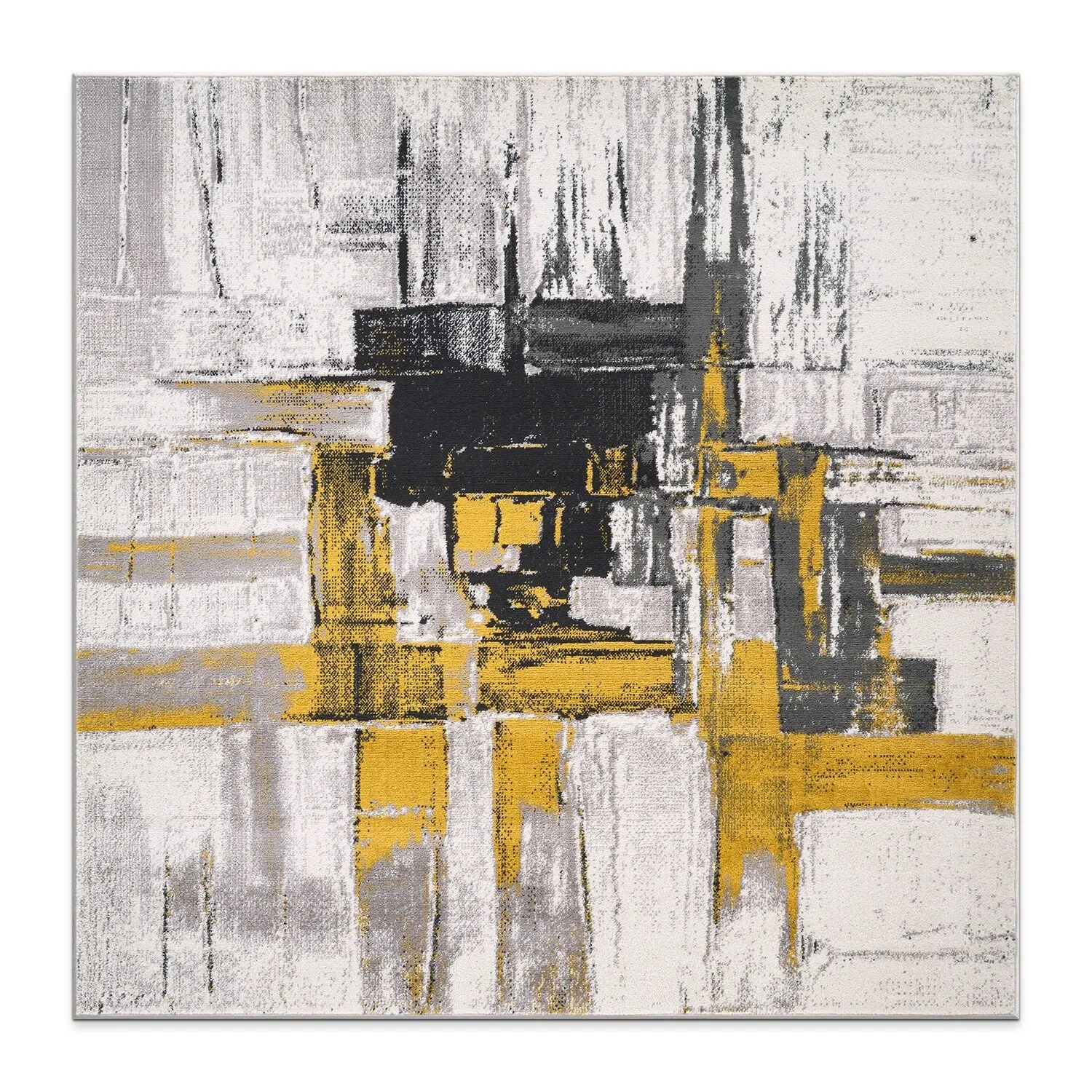 World Rug Gallery Modern Abstract Art Area Rug