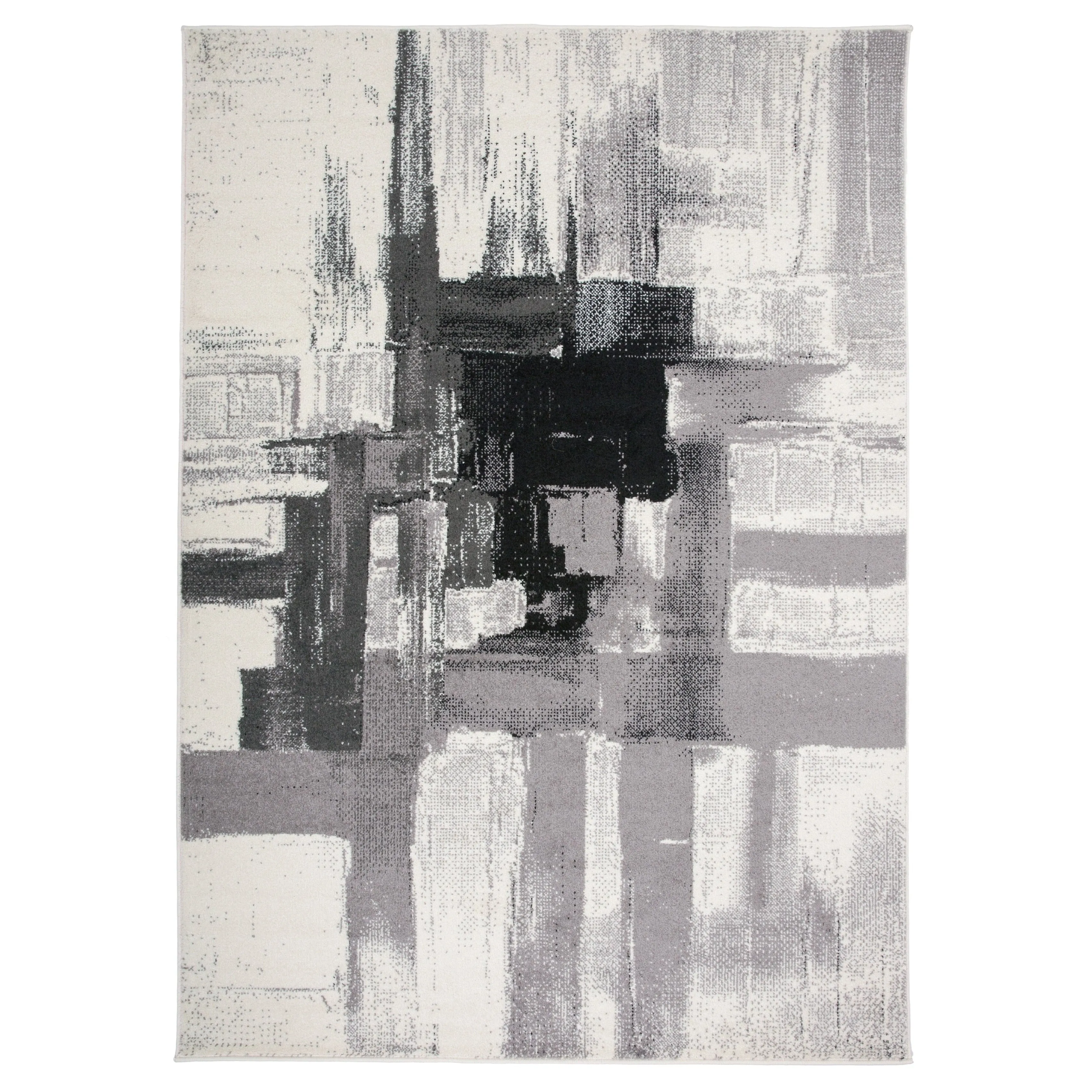 World Rug Gallery Modern Abstract Art Area Rug