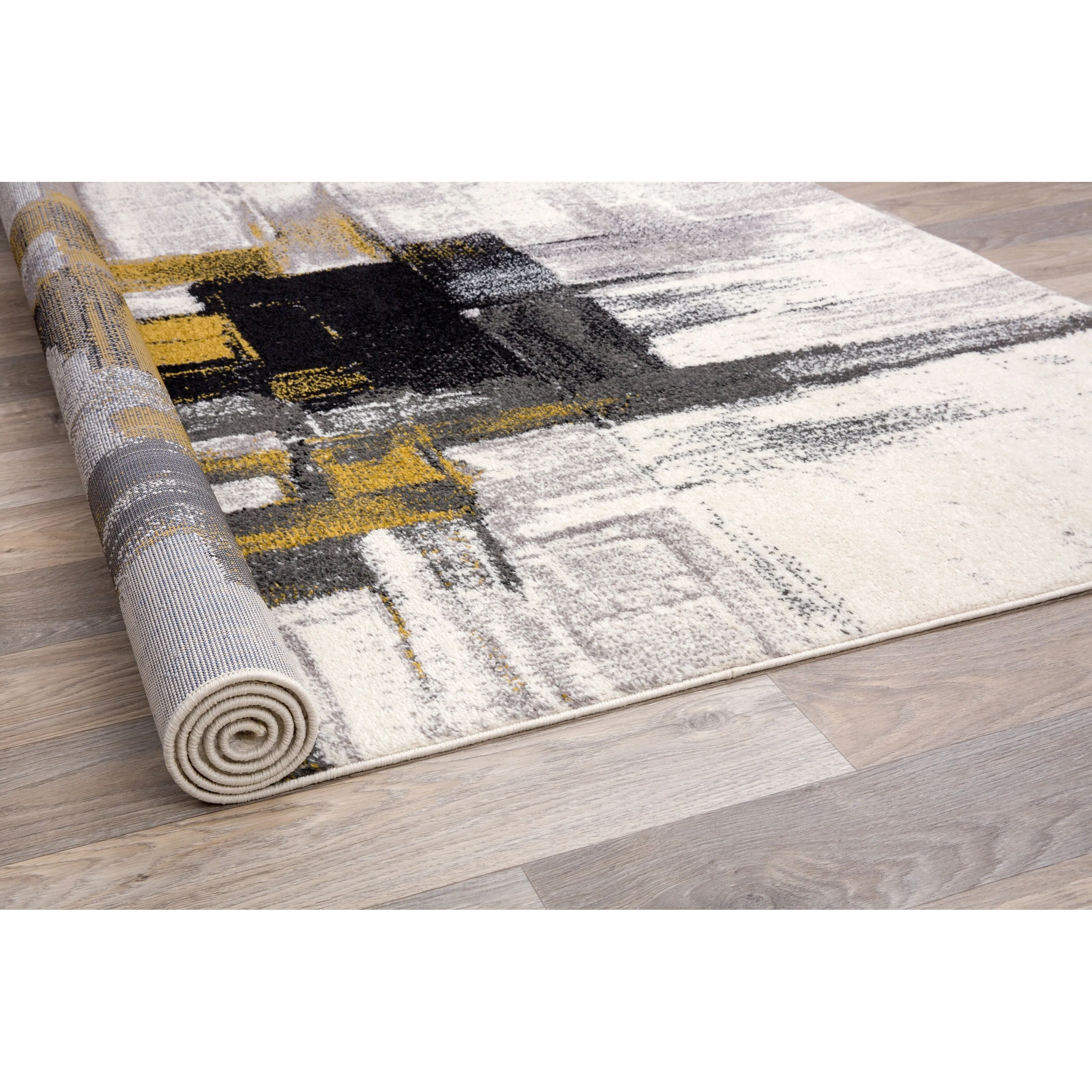 World Rug Gallery Modern Abstract Art Area Rug