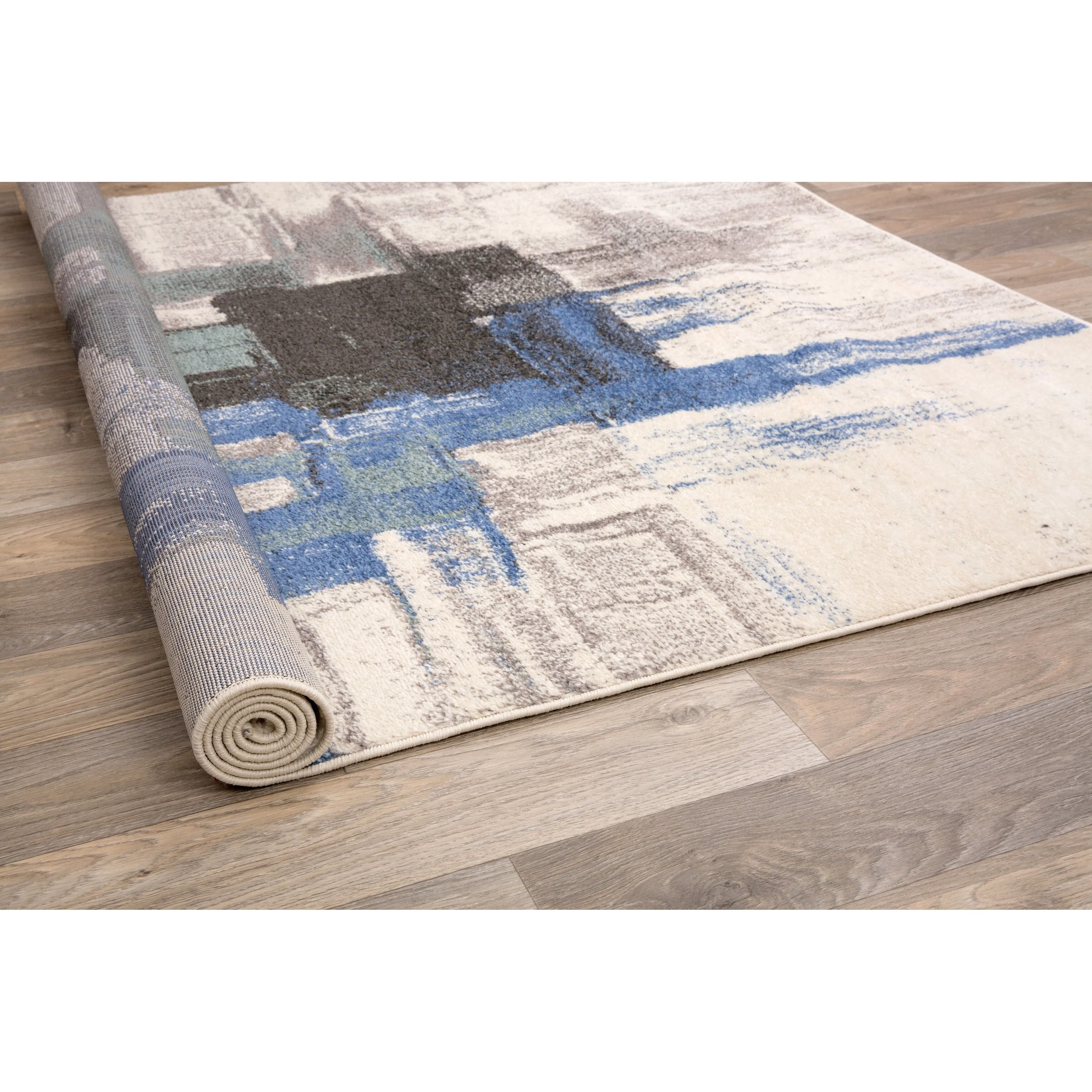 World Rug Gallery Modern Abstract Art Area Rug