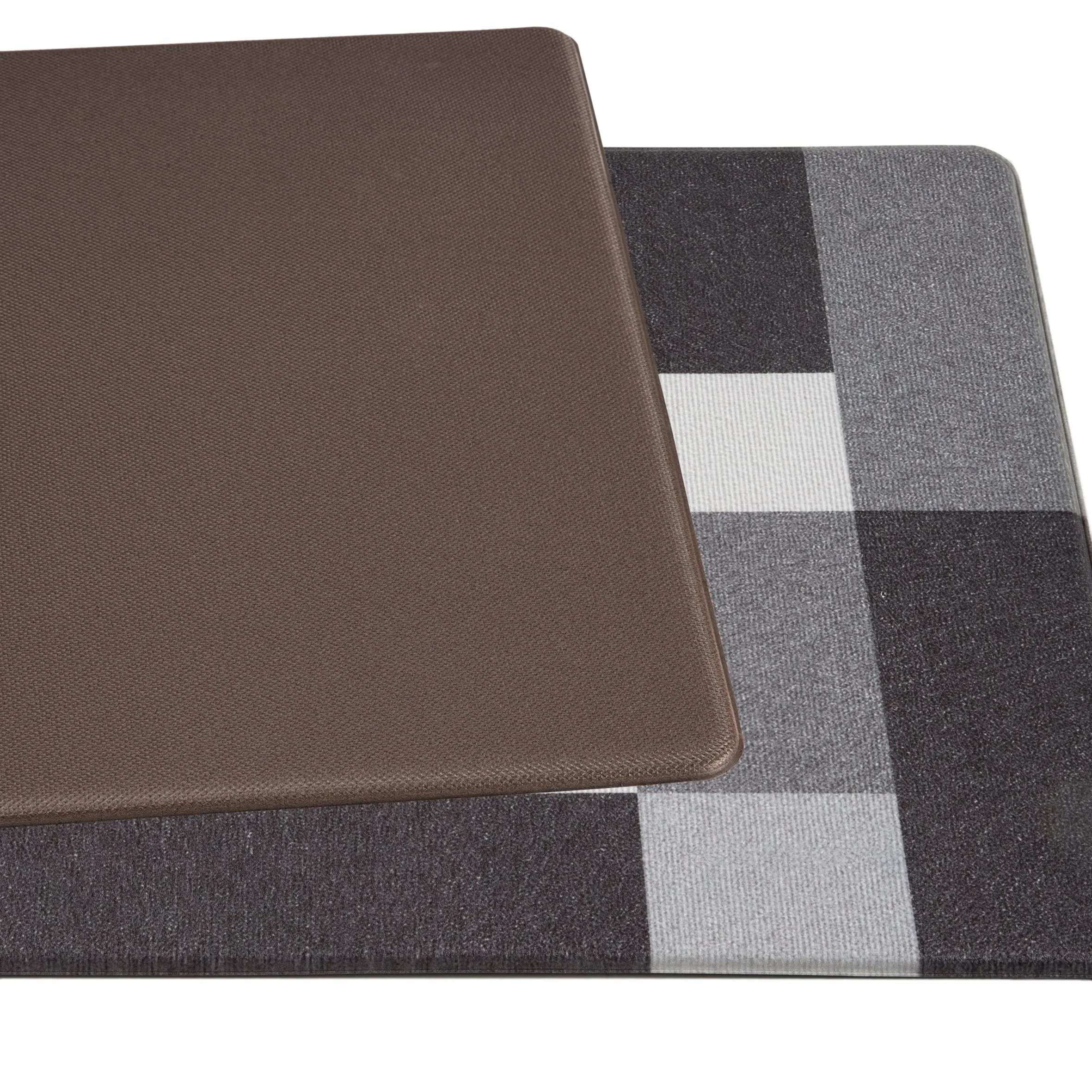World Rug Gallery Modern Boxes Design Anti Fatigue Standing Mat