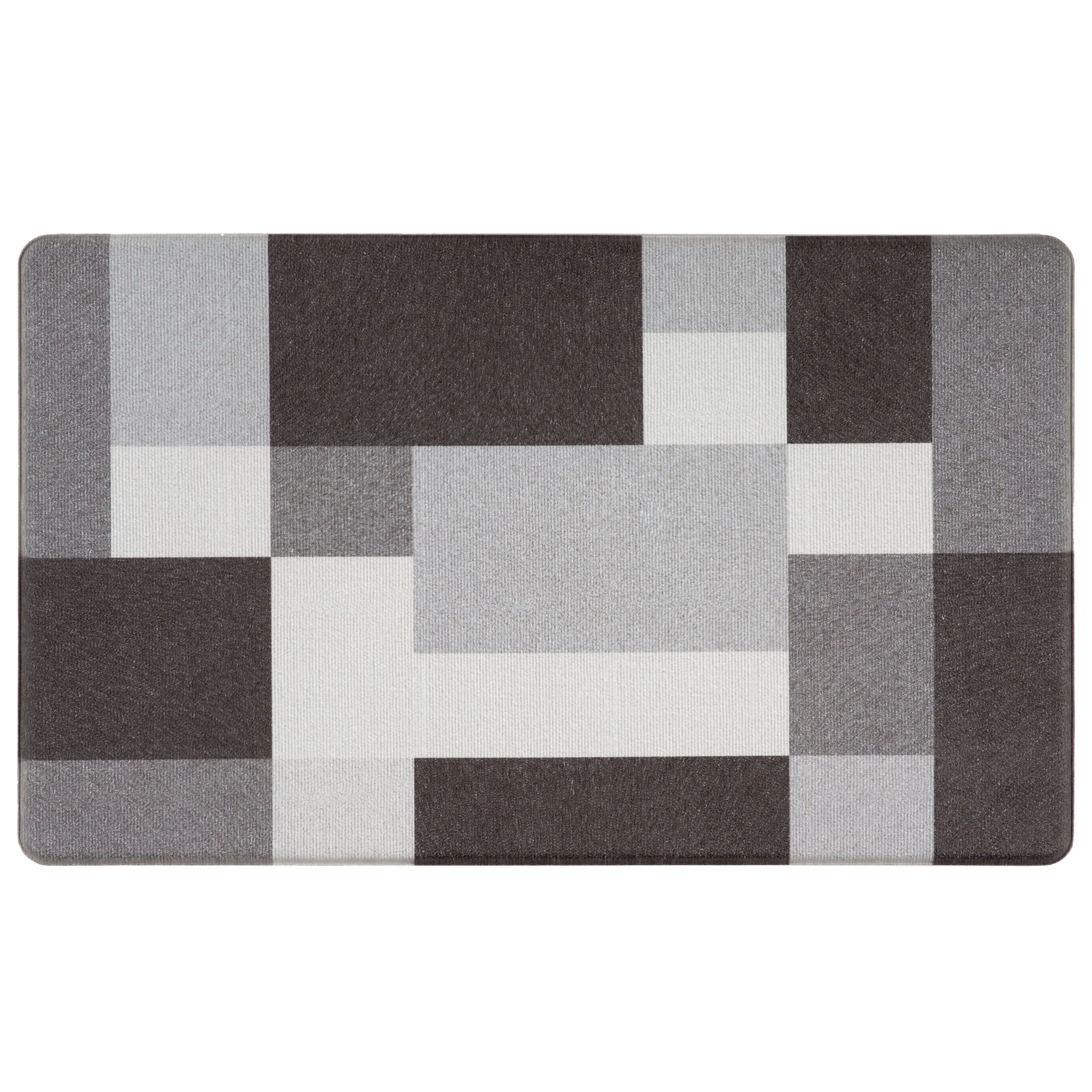 World Rug Gallery Modern Boxes Design Anti Fatigue Standing Mat