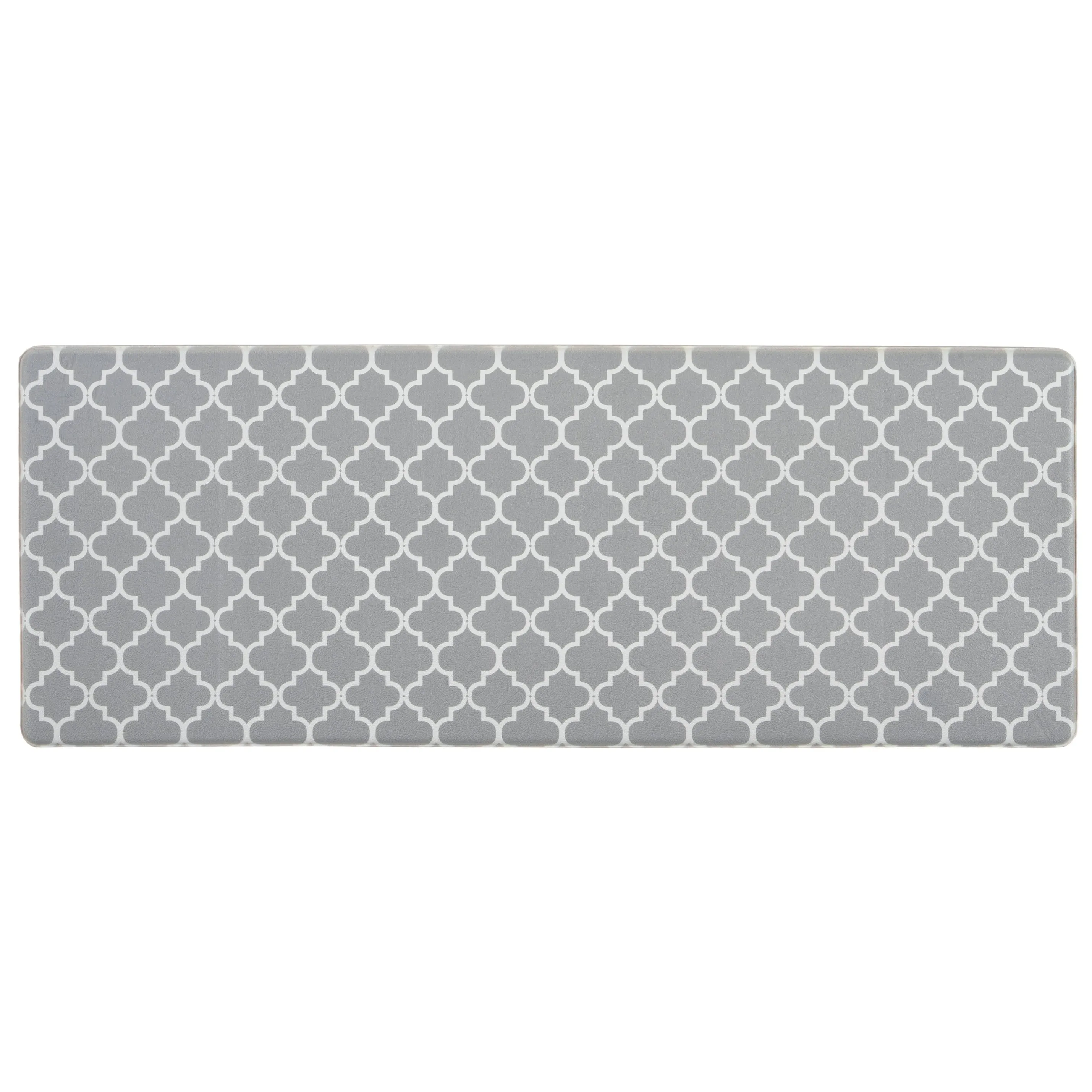 World Rug Gallery Modern Trellis Pattern Anti Fatigue Standing Mat