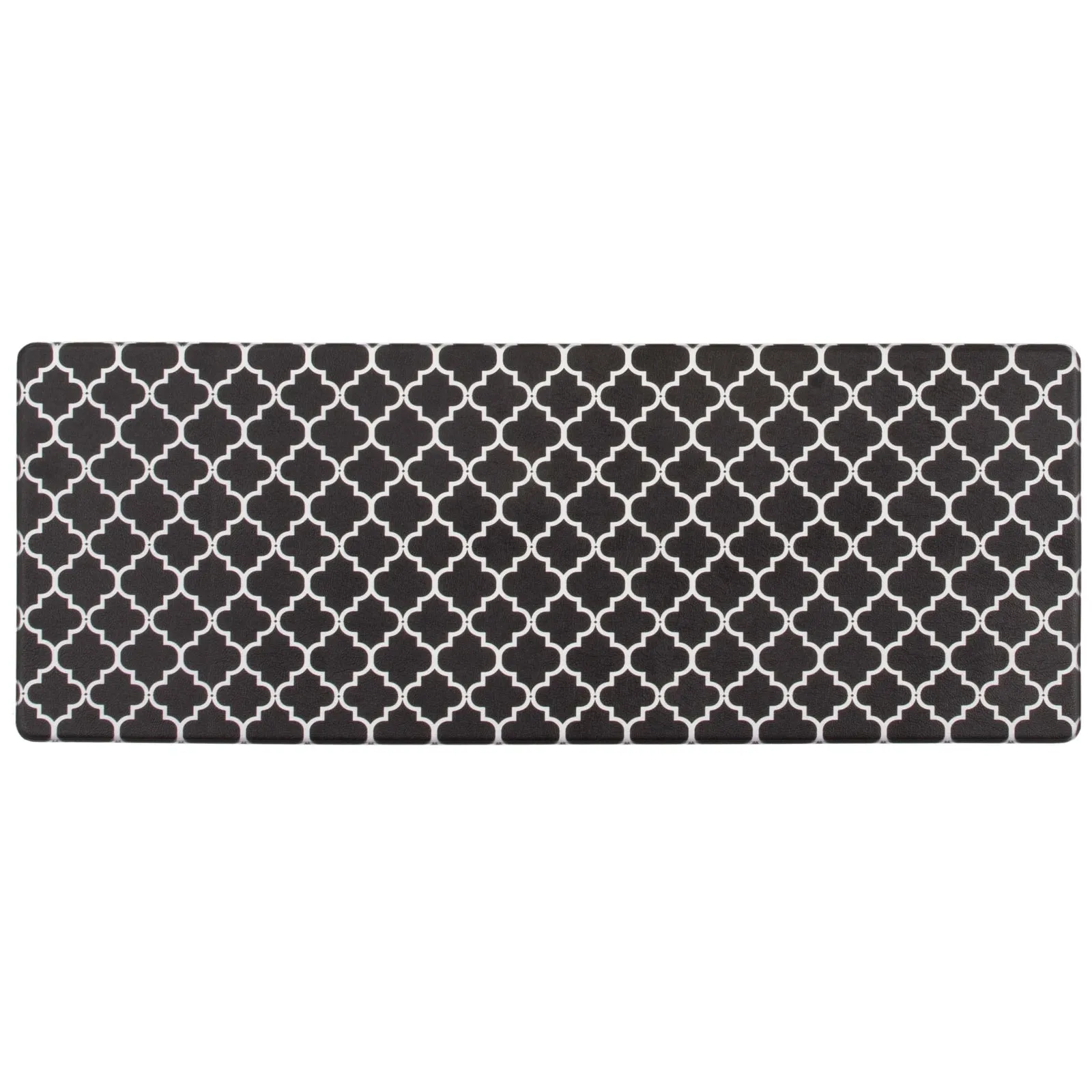 World Rug Gallery Modern Trellis Pattern Anti Fatigue Standing Mat