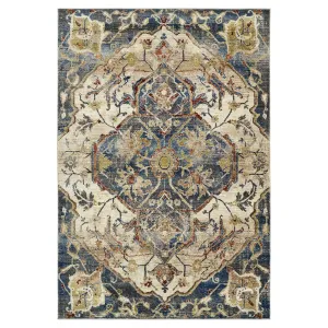 Wynnlow Denium Machine-Made Indoor Flatweave Area Rug
